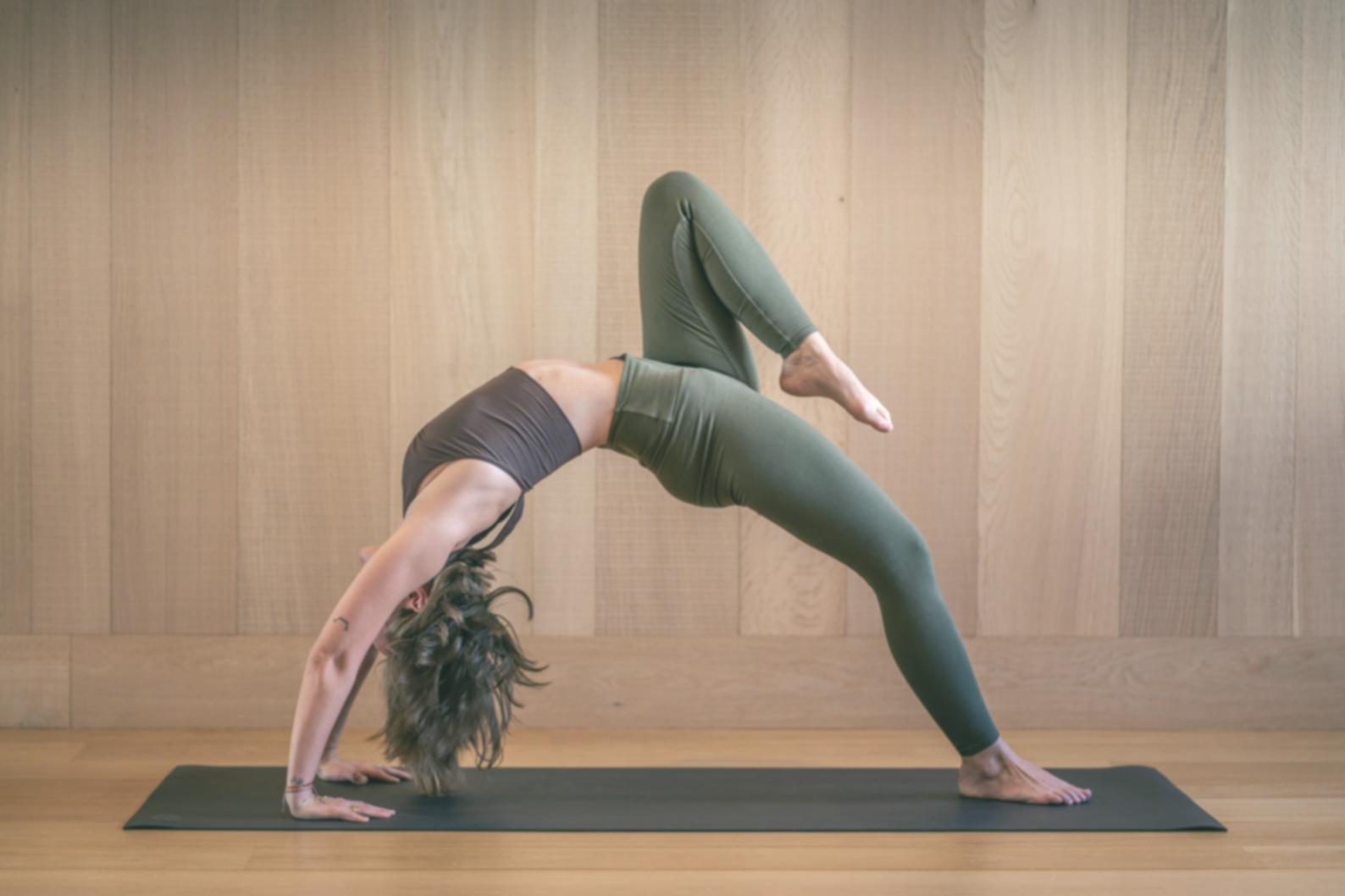 Grup yoga seansında katılımcılar